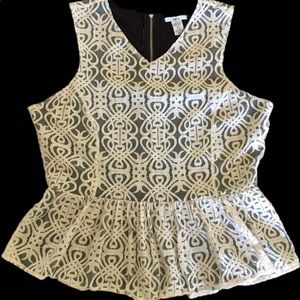 Bar III Elegant Lace Top